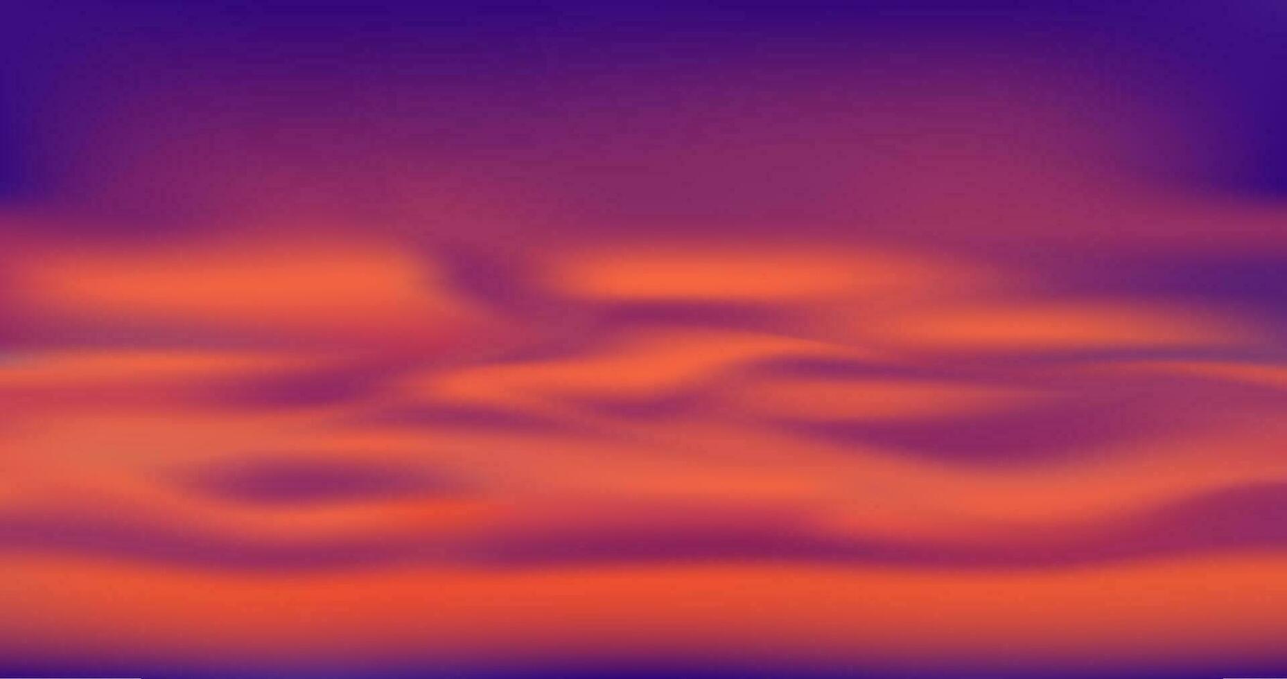 Vector illustration of twilight sky
