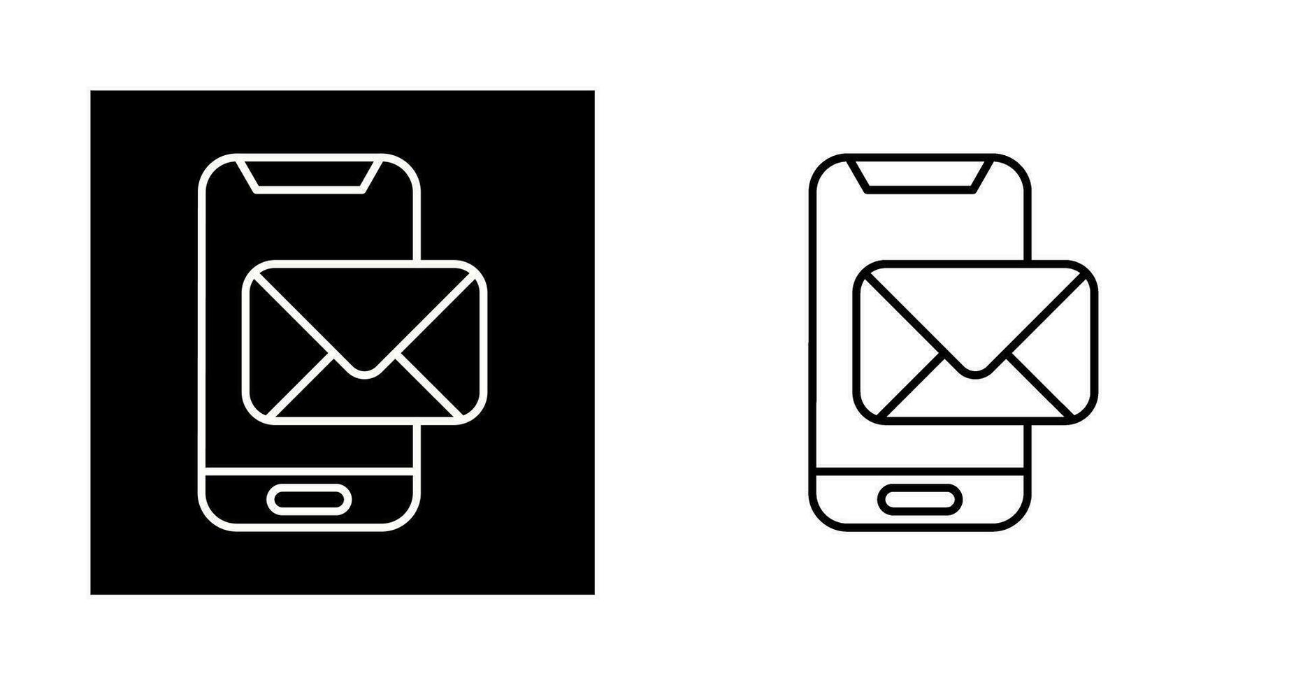 Phone Mail Vector Icon