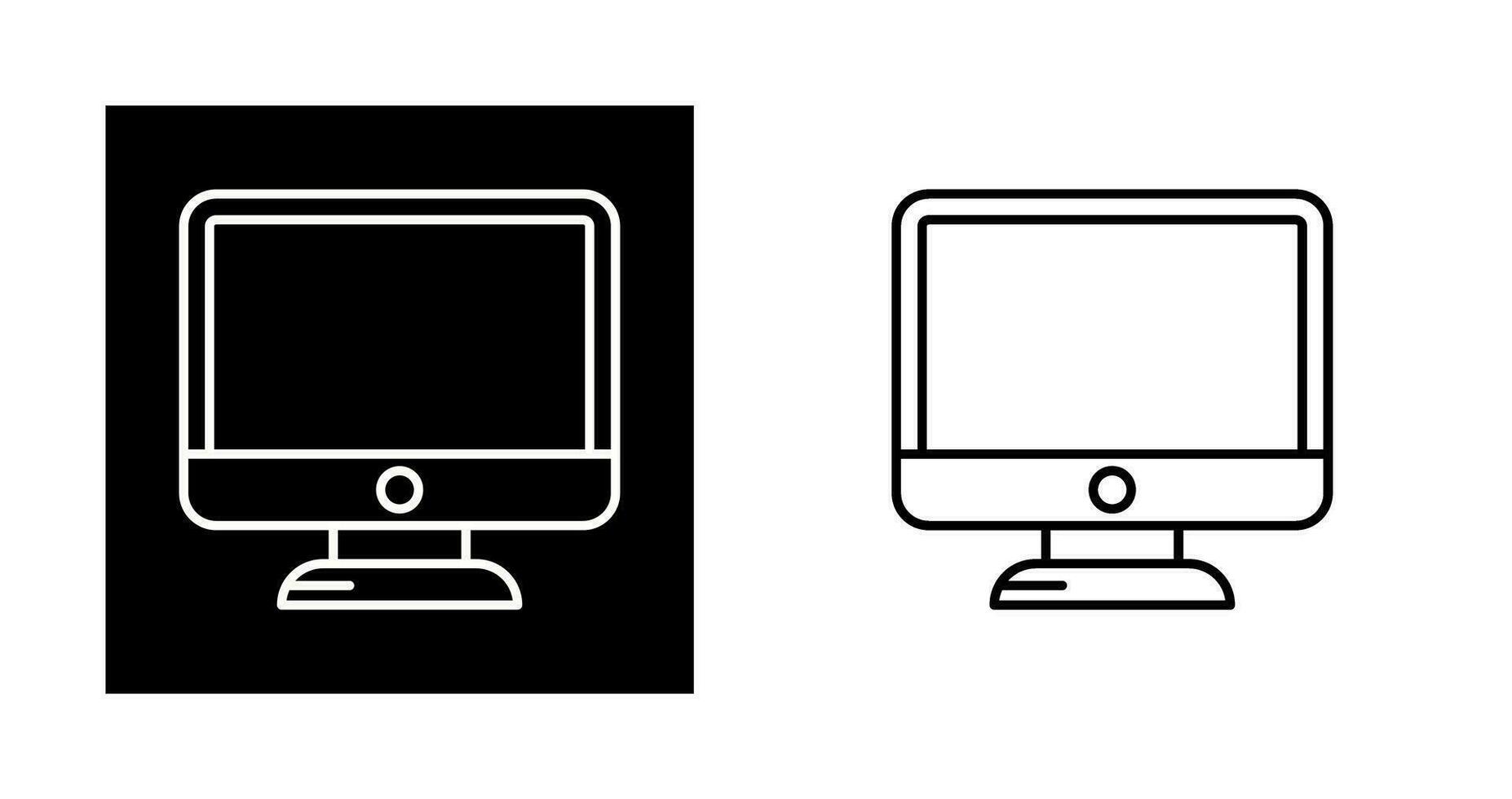 Monitor Vector Icon