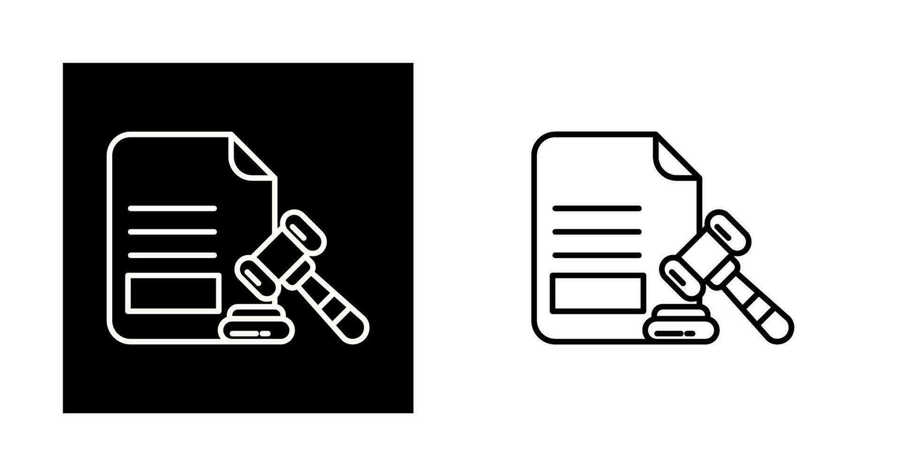 Legal Paper Vector Icon