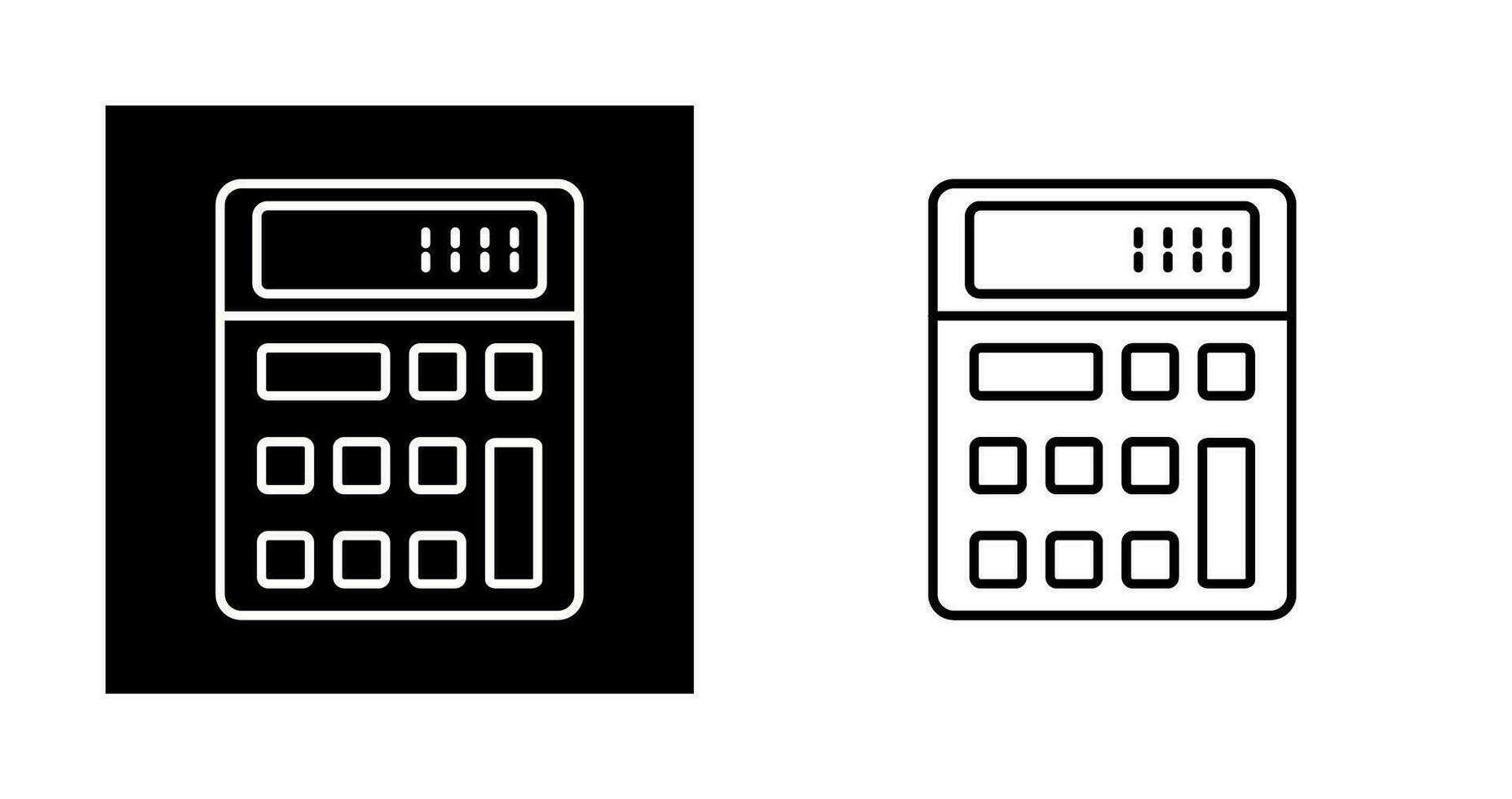 icono de vector de calculadora