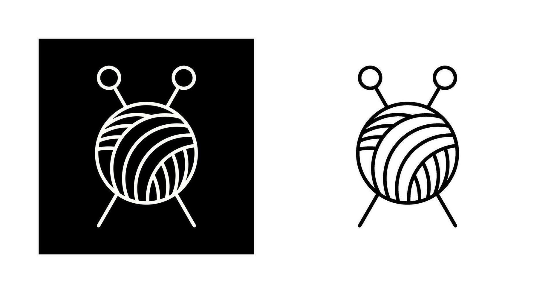 Knitting Vector Icon