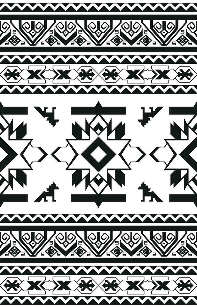 Carpet pattern. Seamless geometry. Western handmade saddle blanket rug pattern, Aztec vector