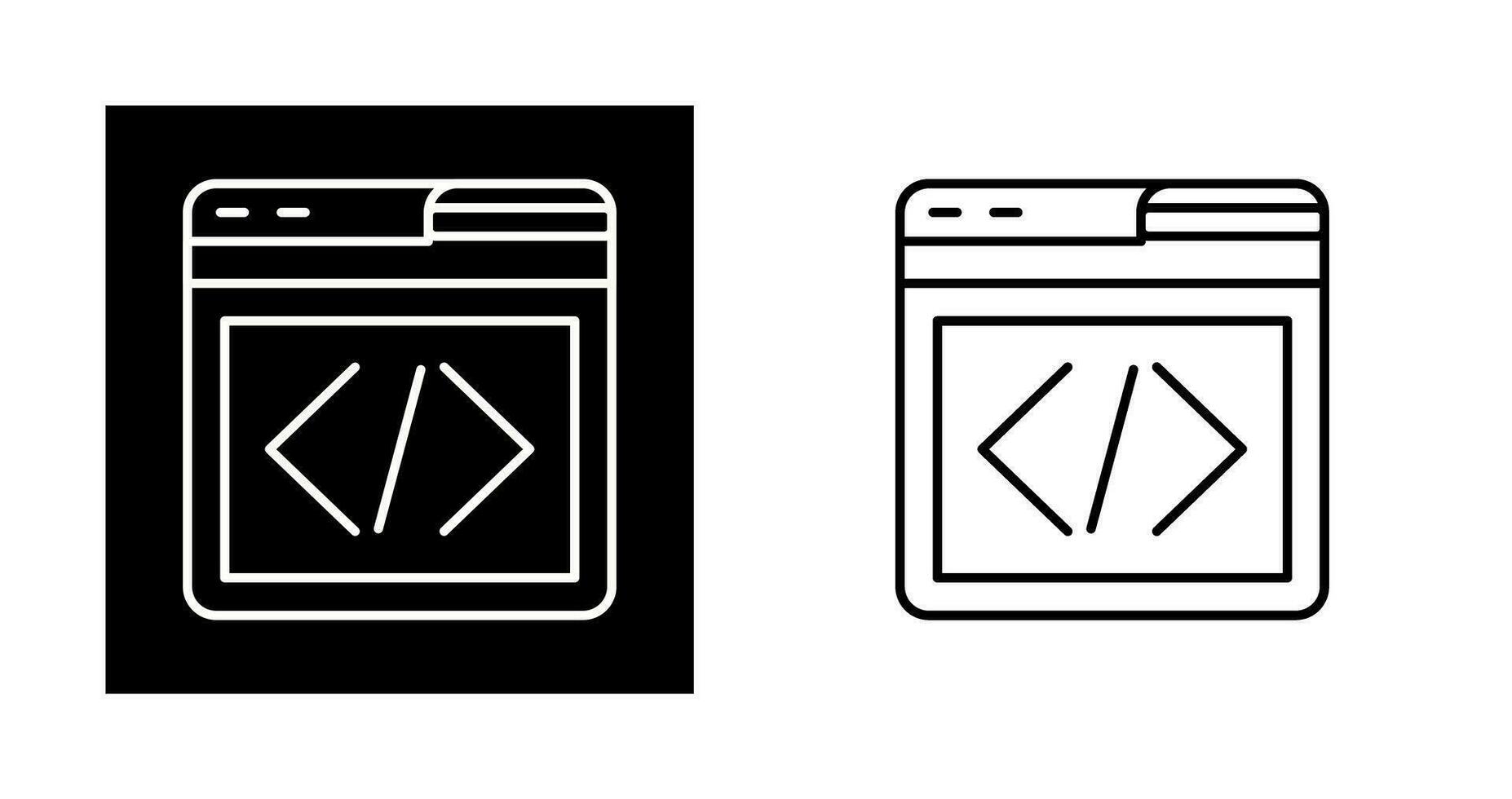 Web Programing Vector Icon