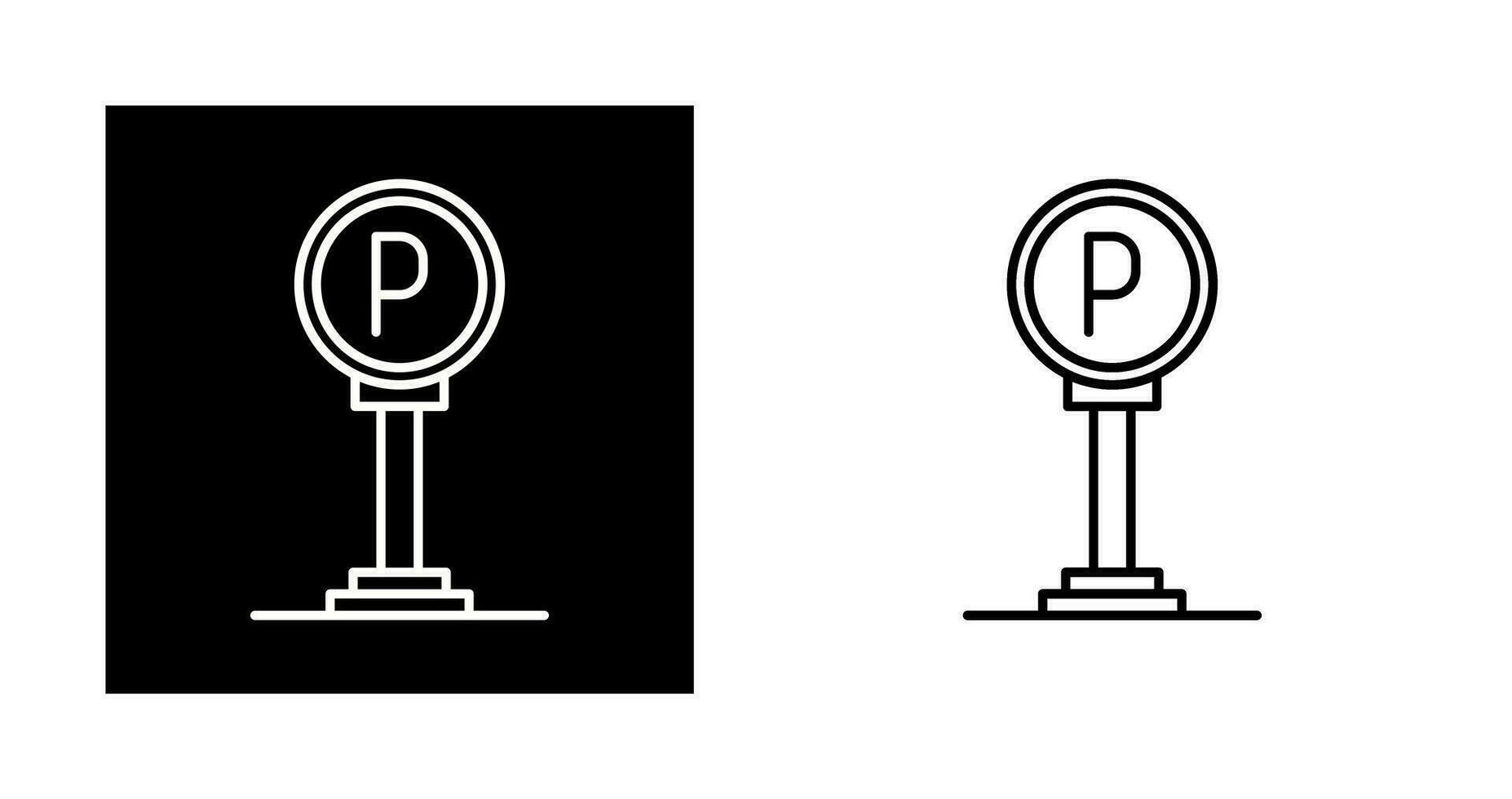 Parking Sign Vector Icon