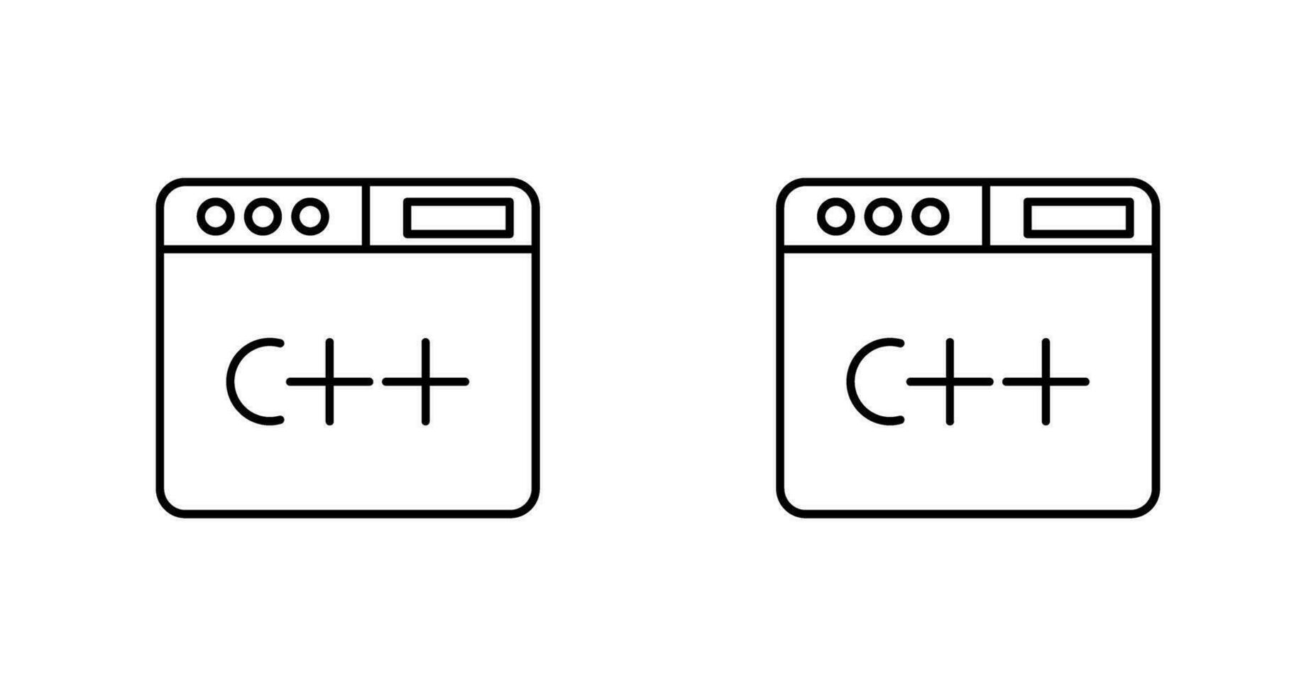 icono de vector de lenguaje de programación