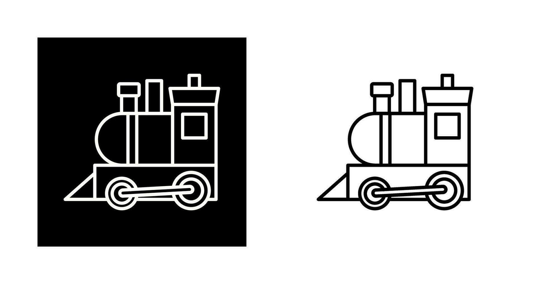 Toy Train Vector Icon