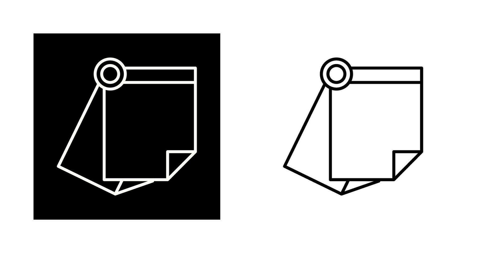 Sticky Note Vector Icon