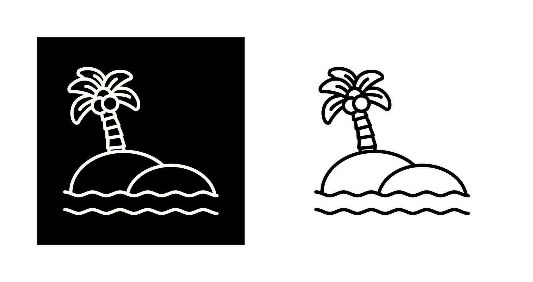 Island Vector Icon