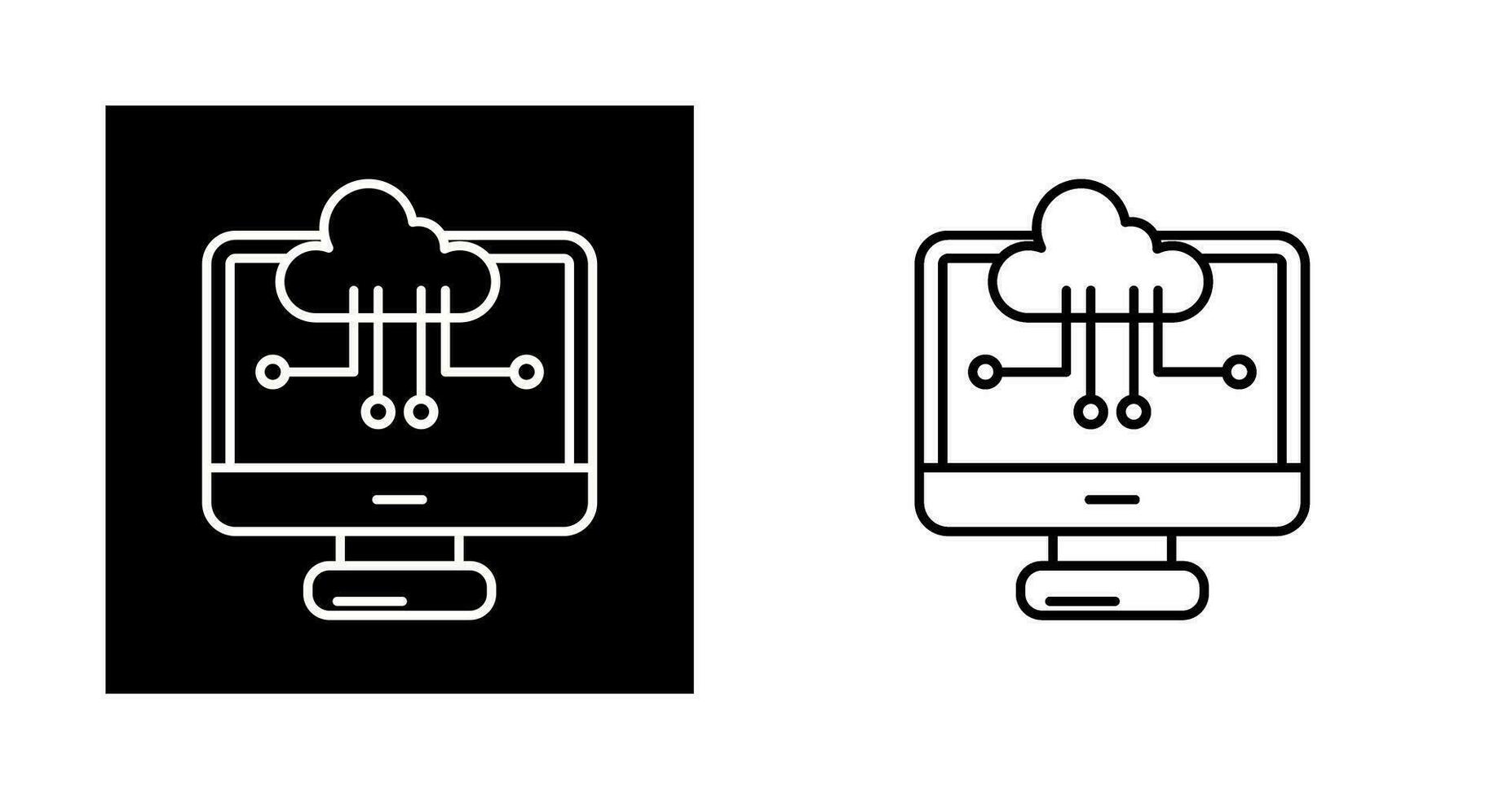 Cloud Computing Vector Icon