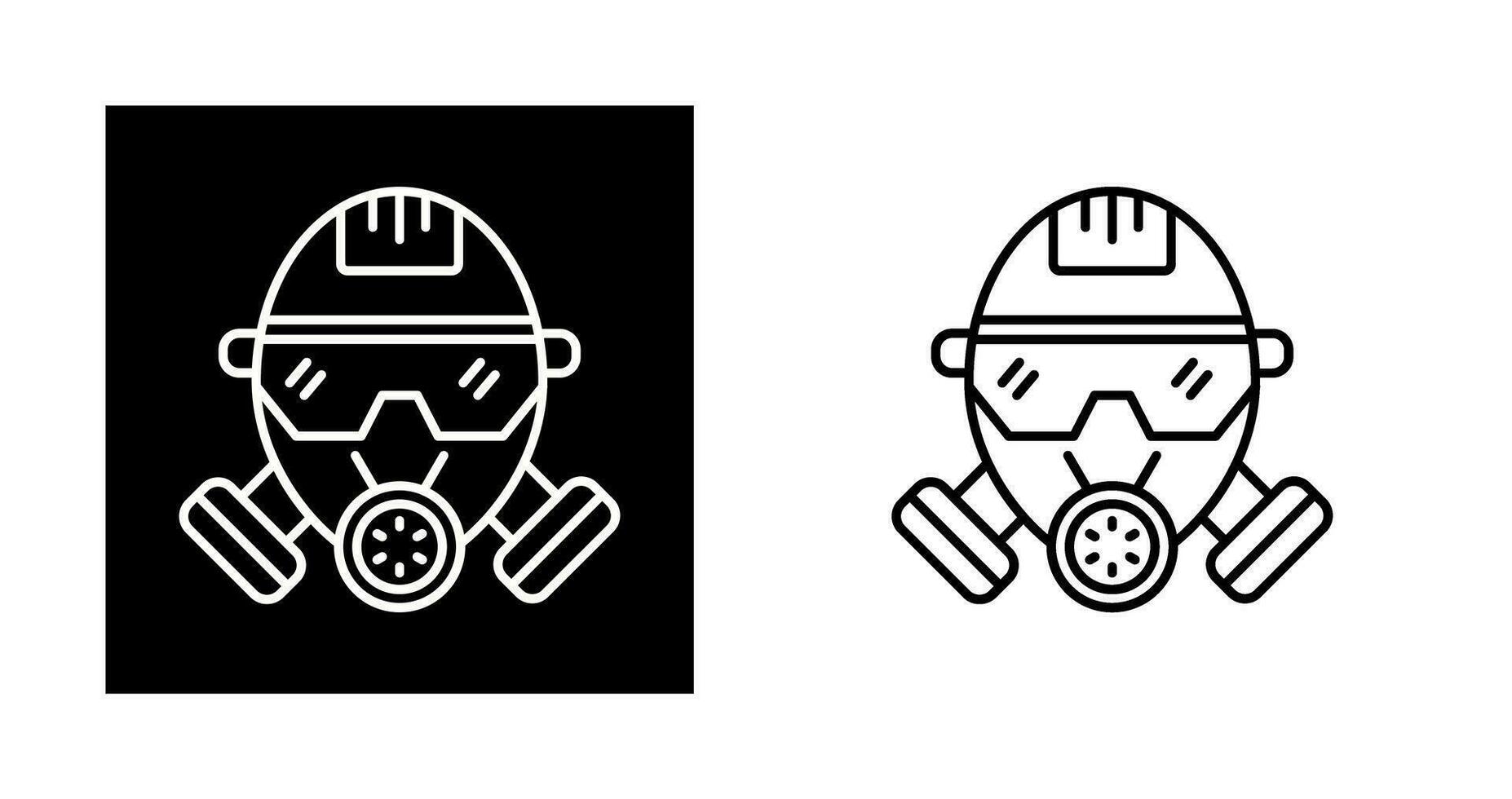 Gas Mask Vector Icon