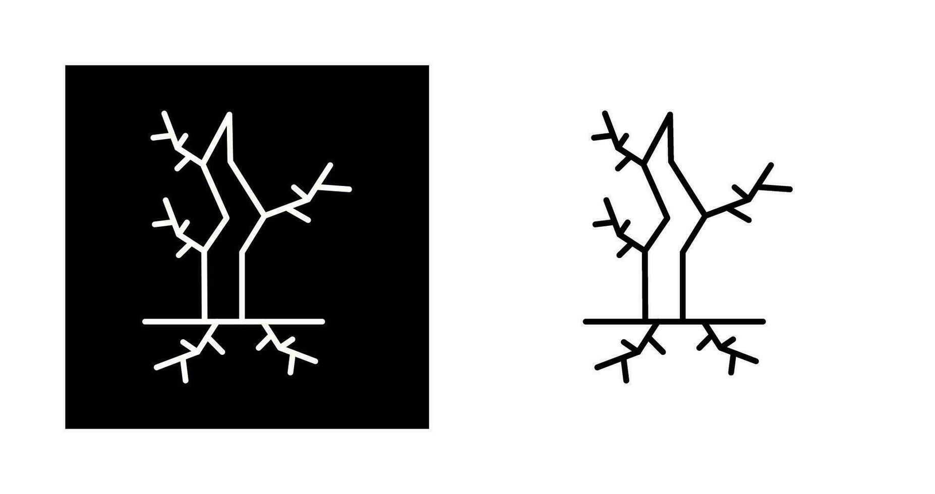 Dead Tree Vector Icon