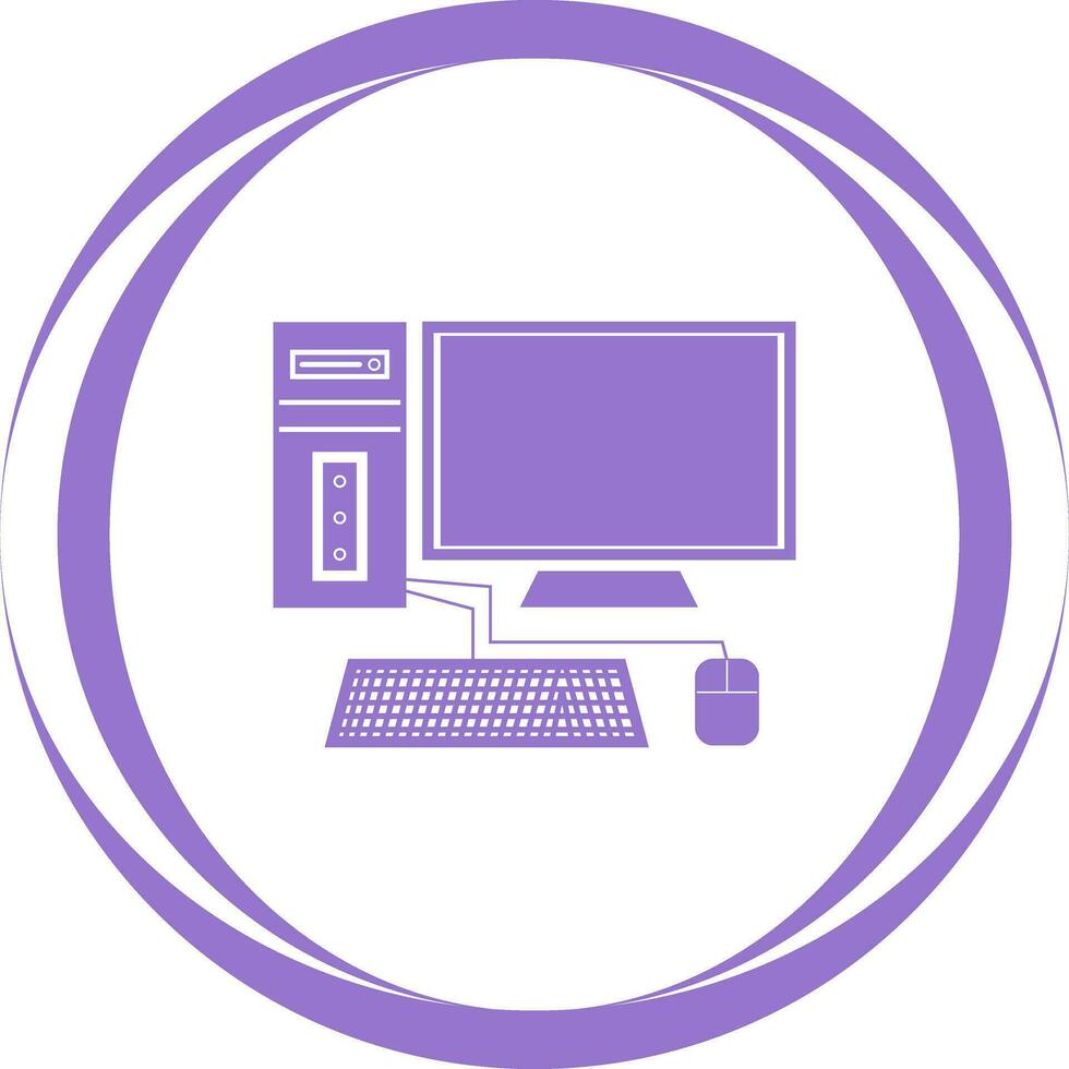 Computer Vector Icon