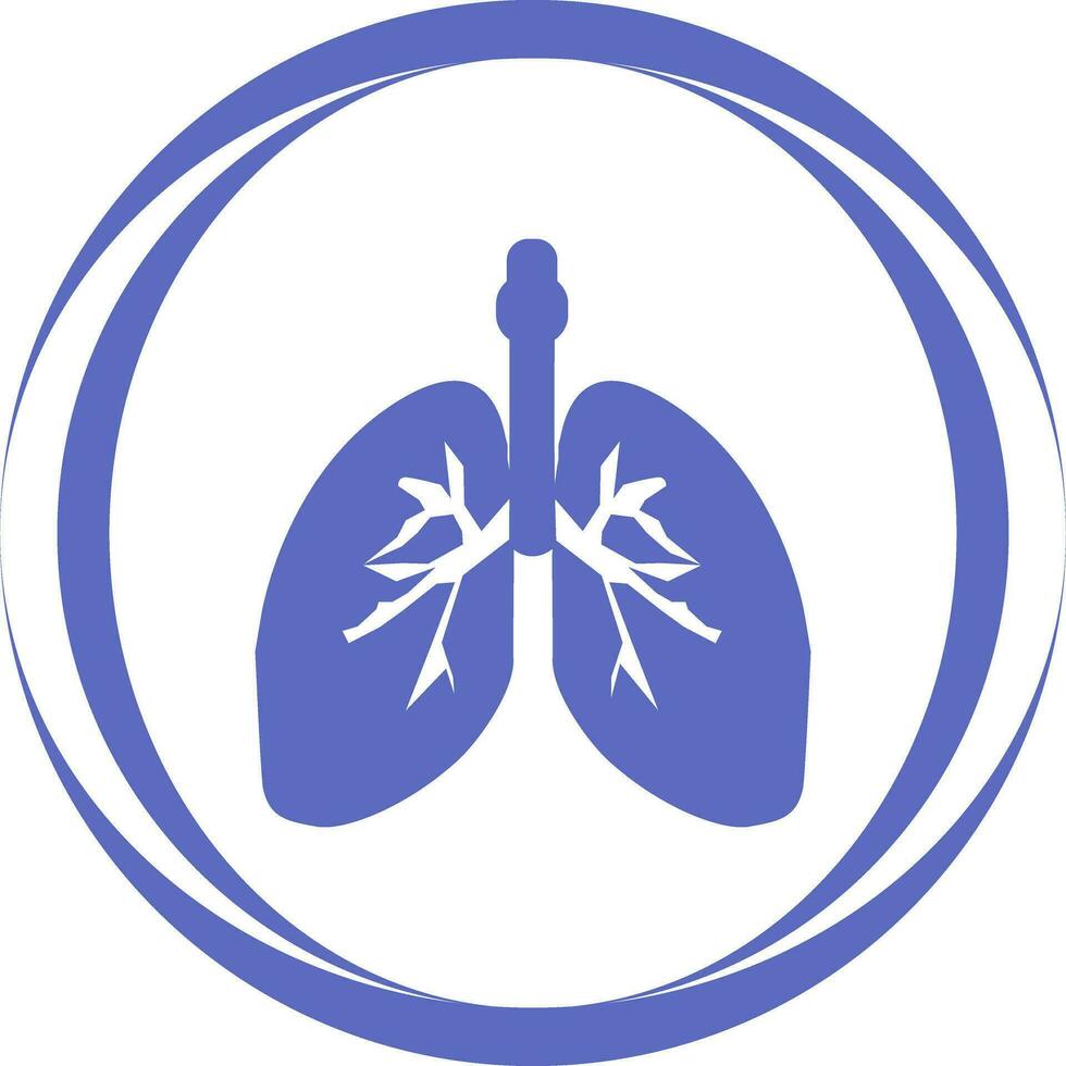 Lungs Vector Icon