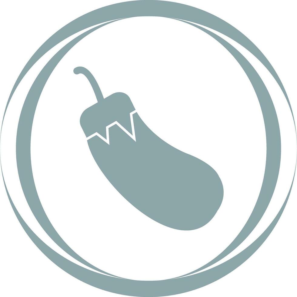 Eggplant Vector Icon