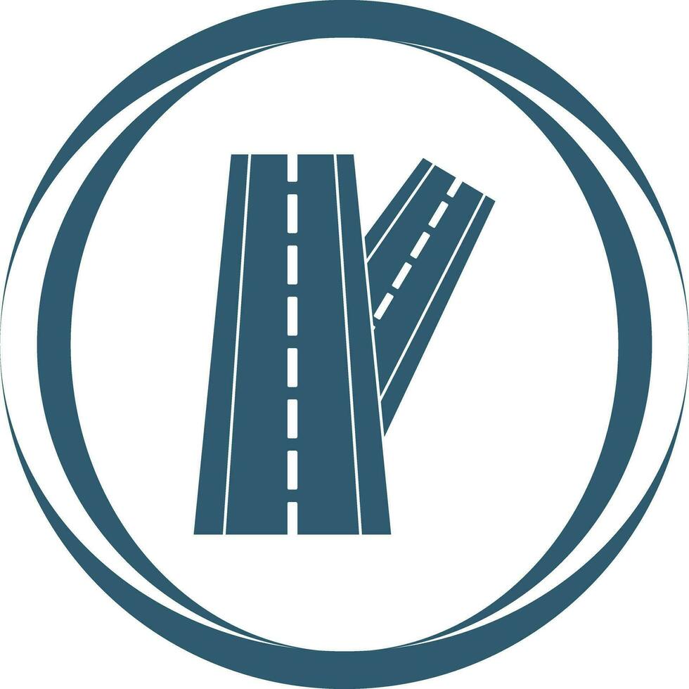 Linked Road Vector Icon