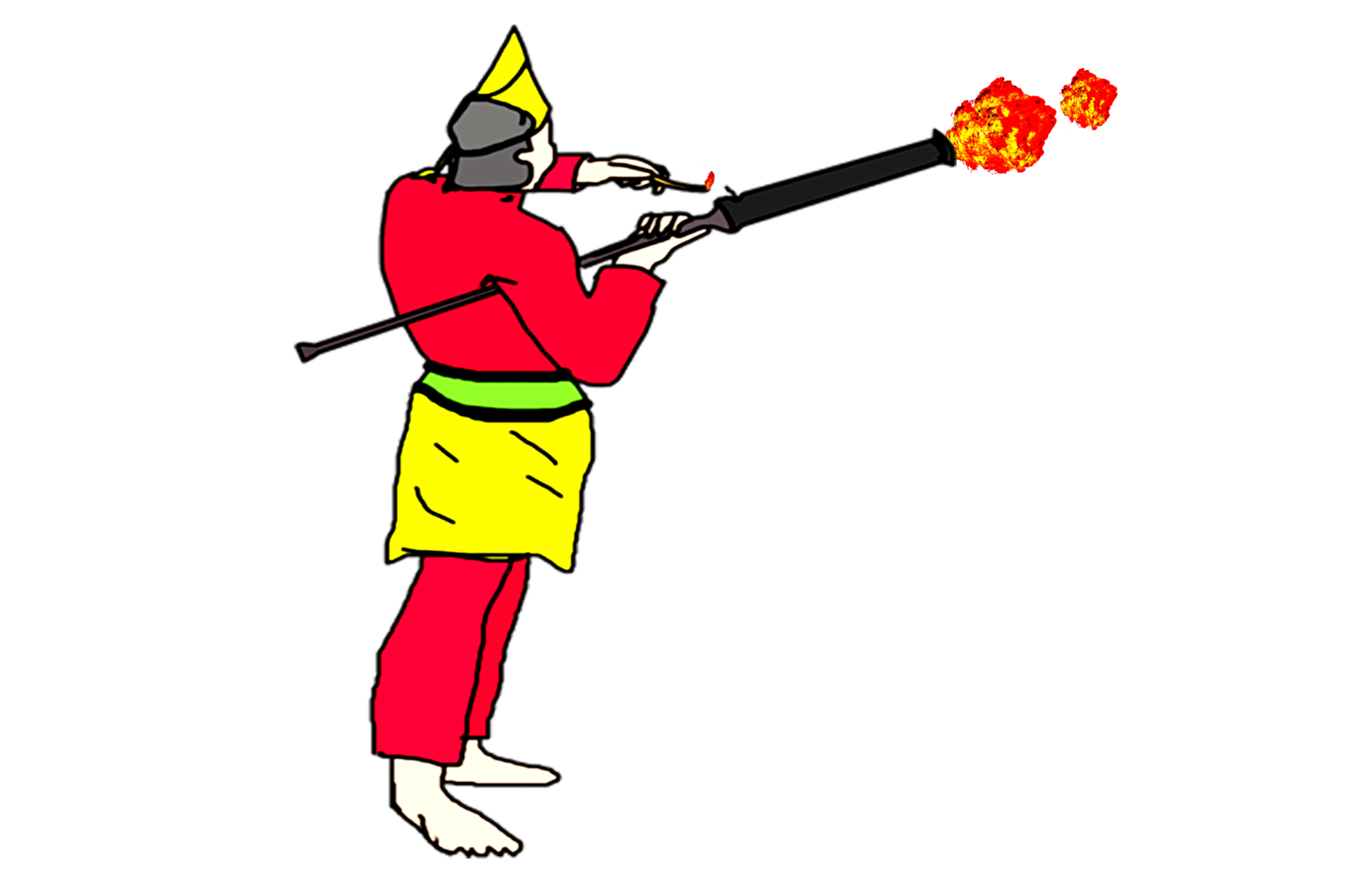 icon-logo-sticker-malay-warrior-in-16-century-hold-cannon-26470428-png