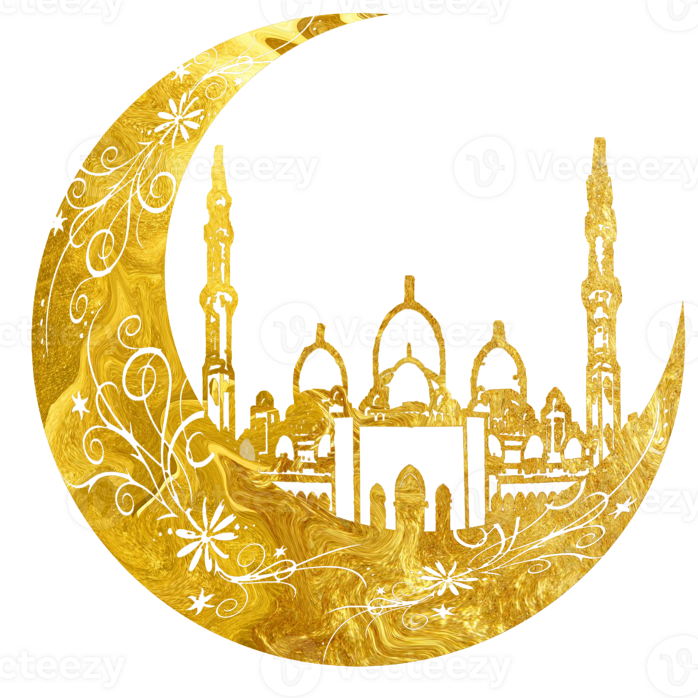 sticker logo icon mosque and moon png