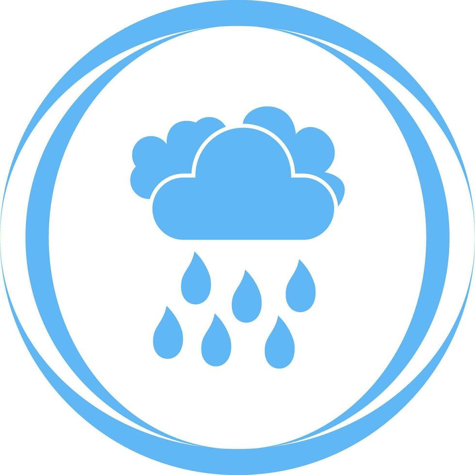 Light Rain Vector Icon