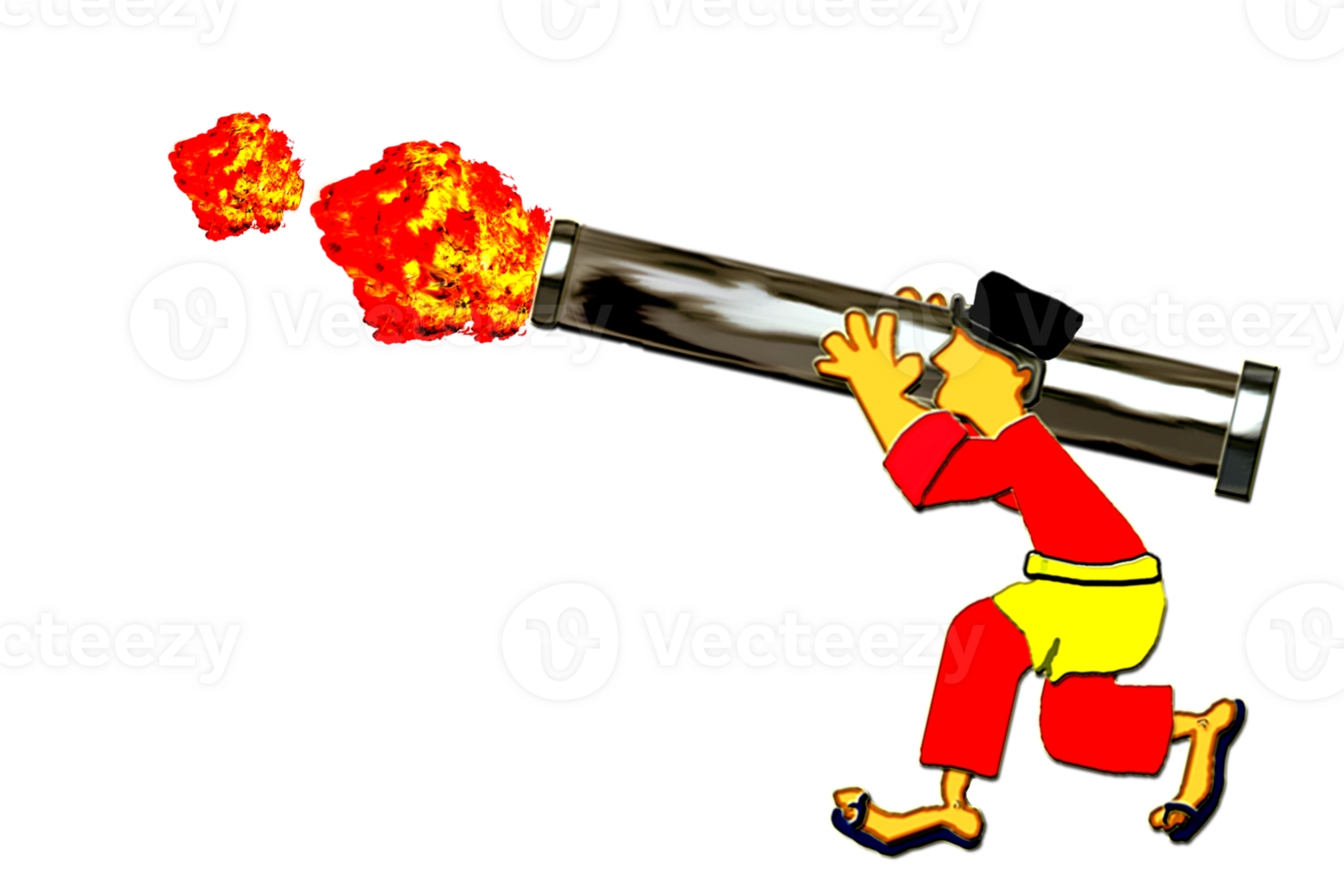 icon logo sticker of Malay bazooka only play for celebration after fasting month png