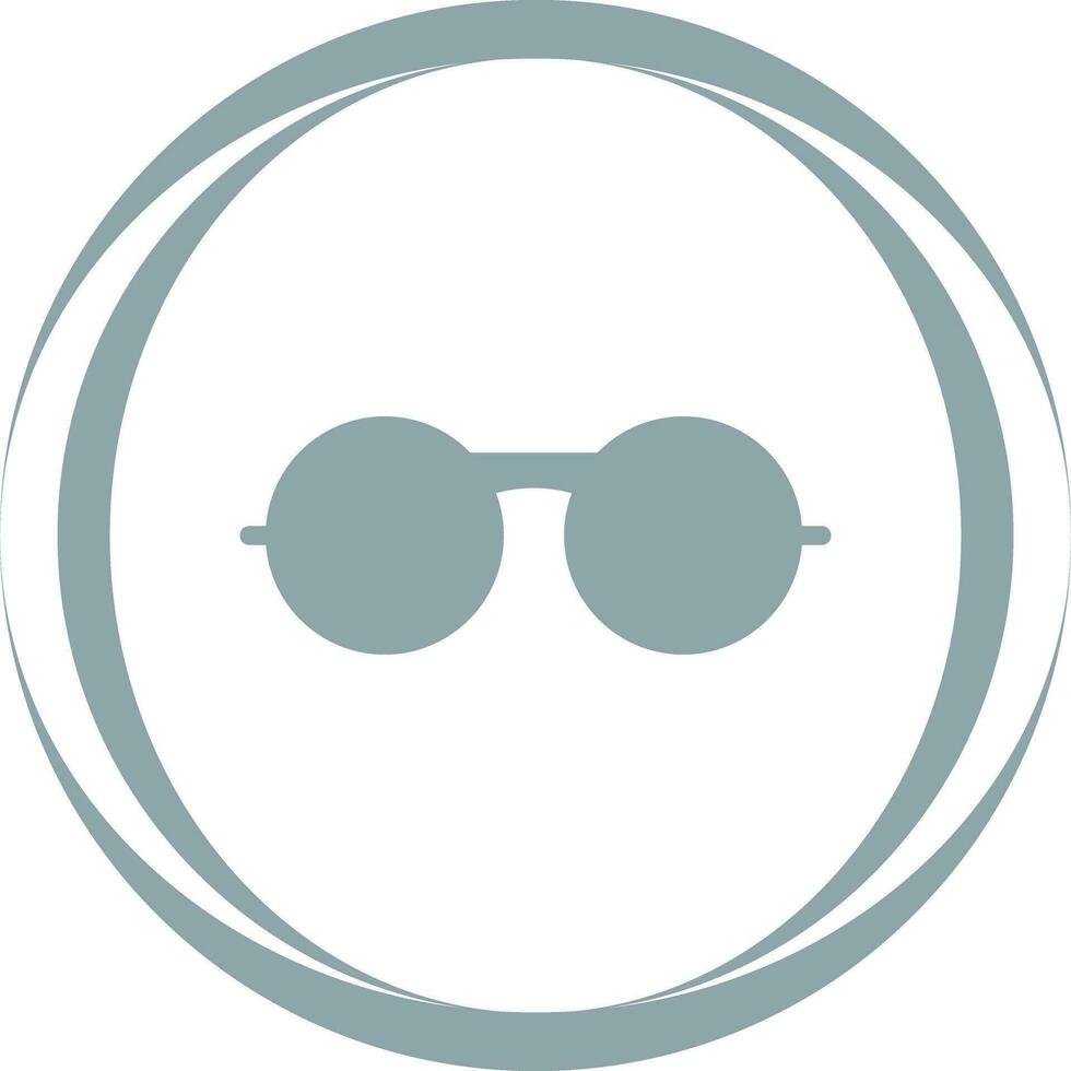 icono de vector de gafas vintage