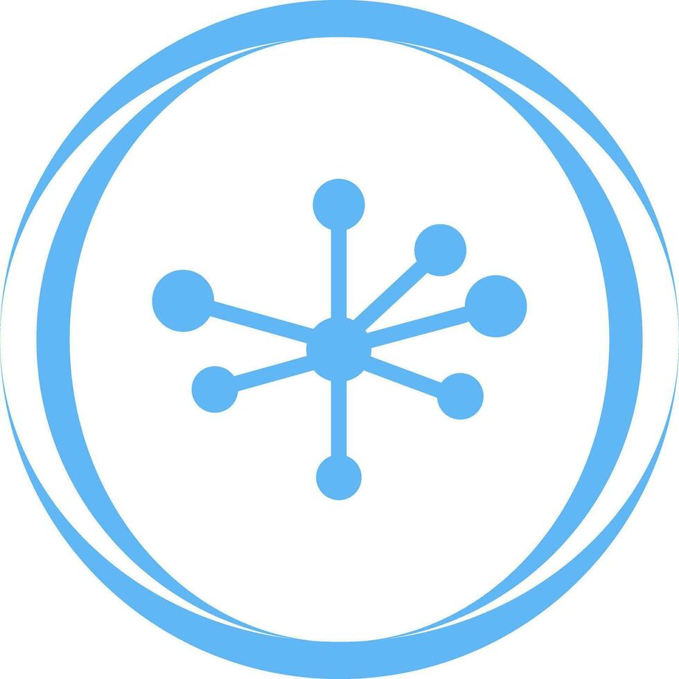 Molecular Structure Vector Icon