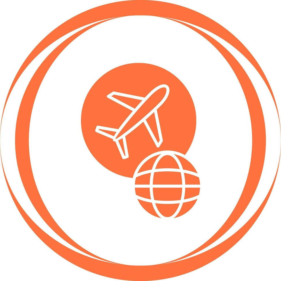 Global Flights Vector Icon