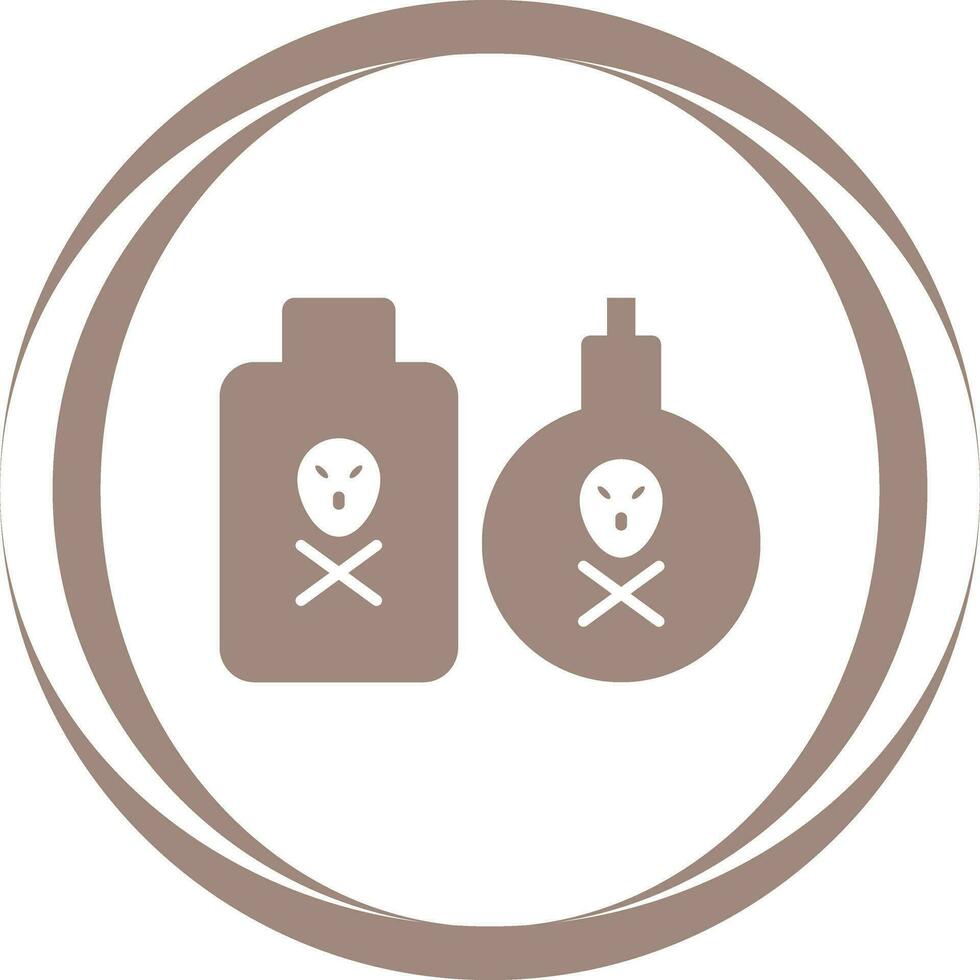 Poisonous Chemicals Vector Icon