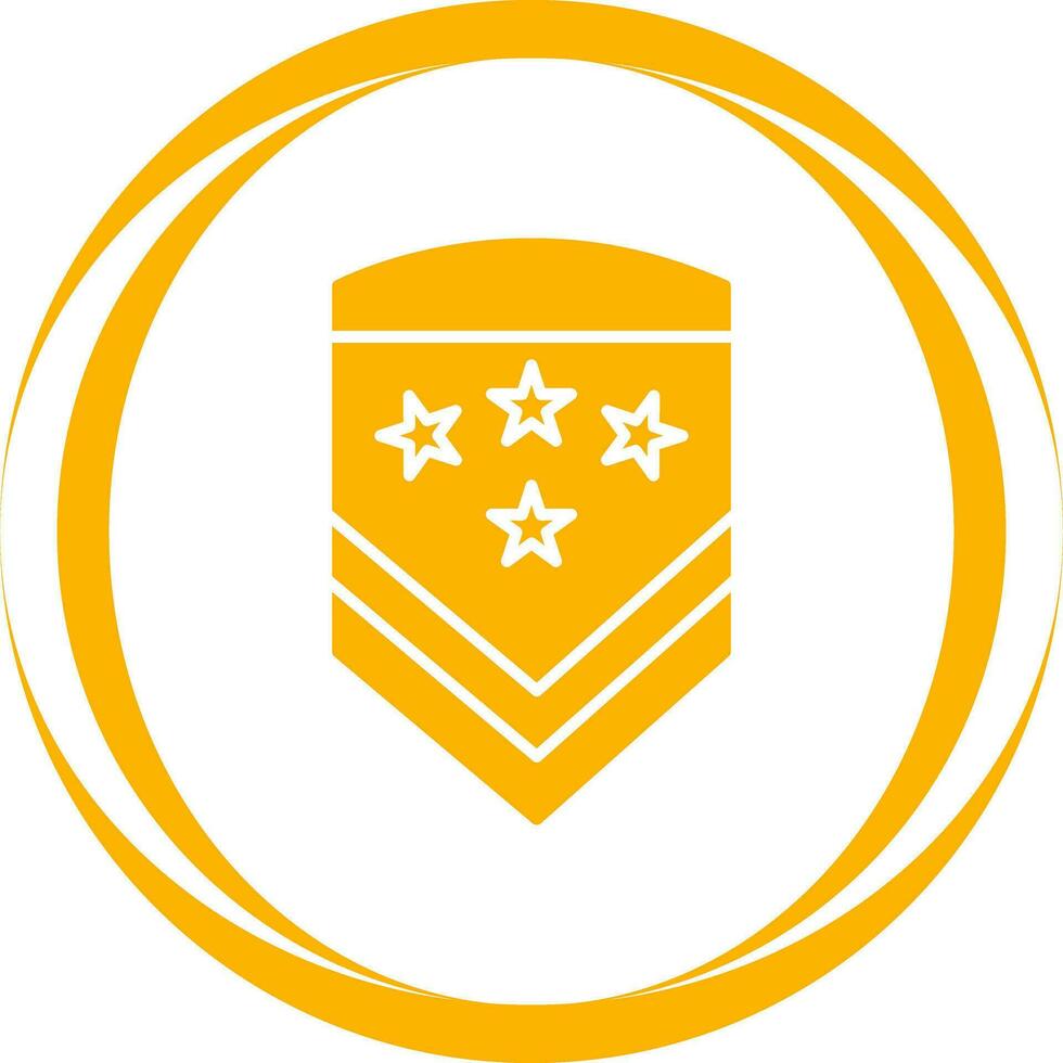 Military Badge Vector Icon