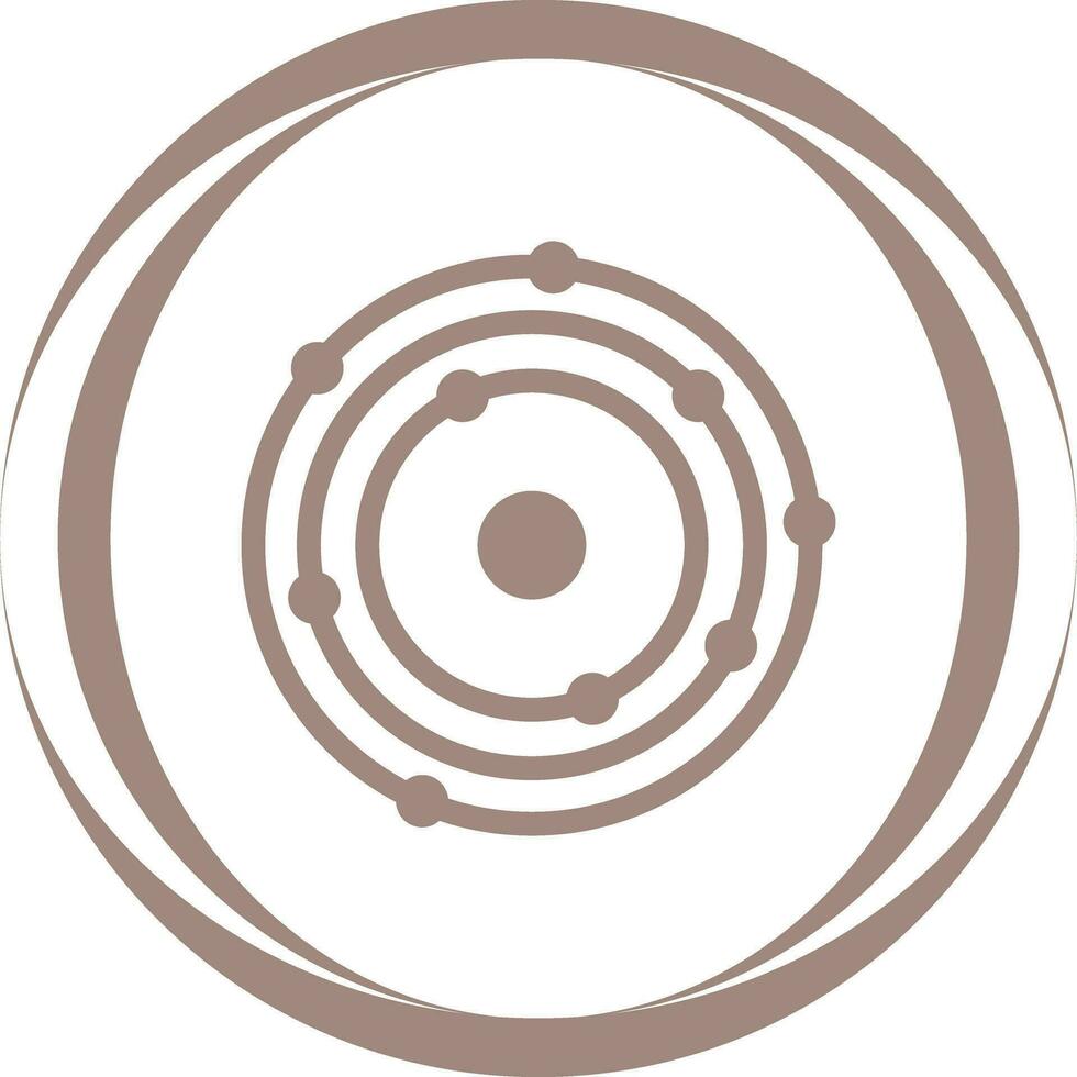 Atomic Structure Vector Icon