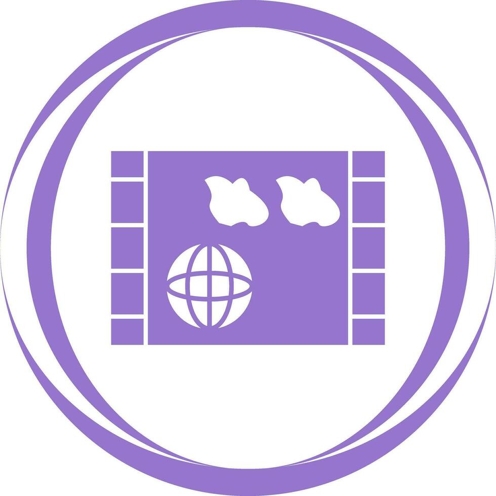 News Backdrop Vector Icon