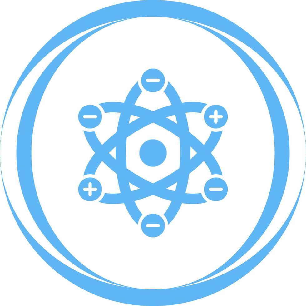 Atom Structure Vector Icon