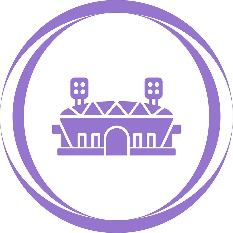 icono de vector de estadio