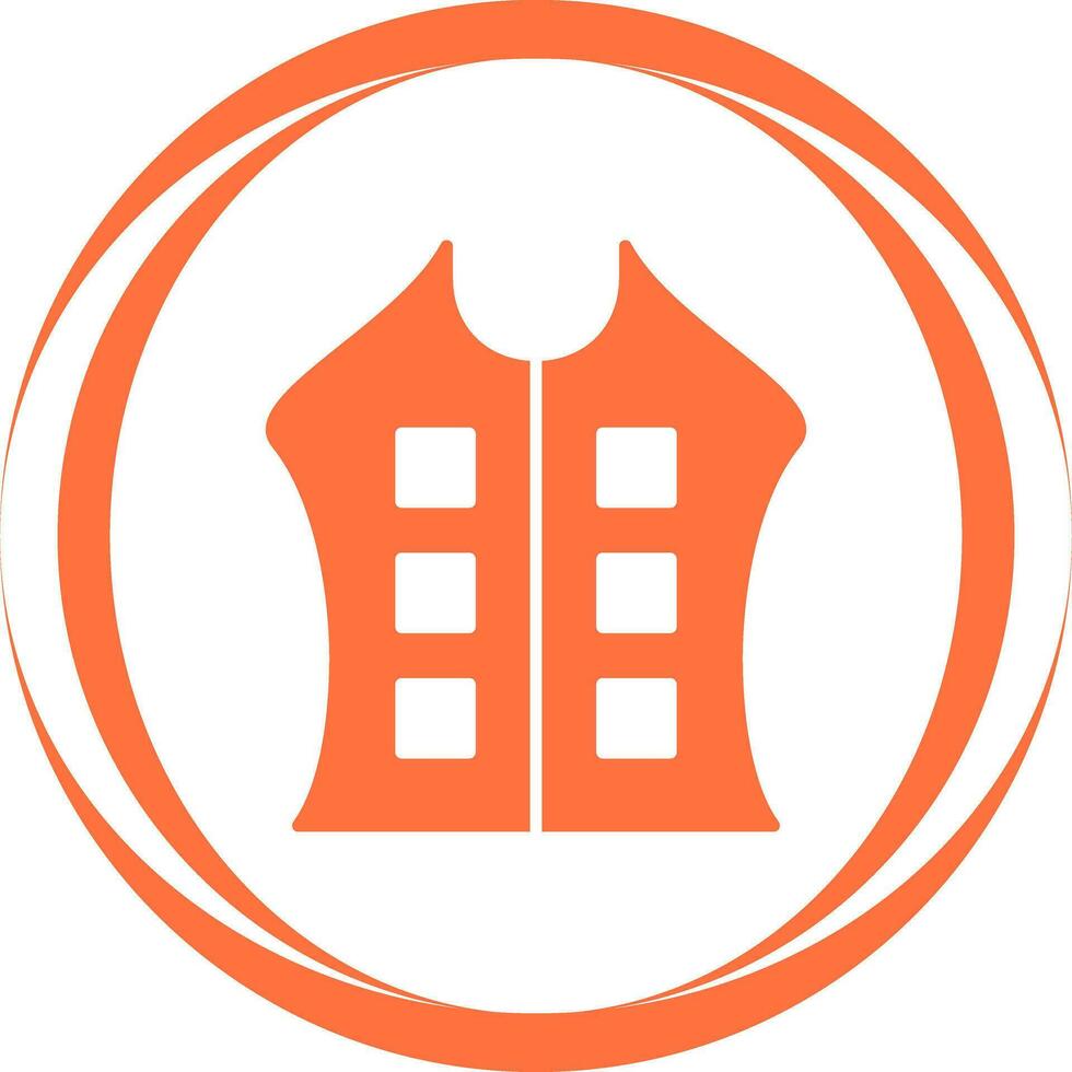 Bullet Proof Vest Vector Icon