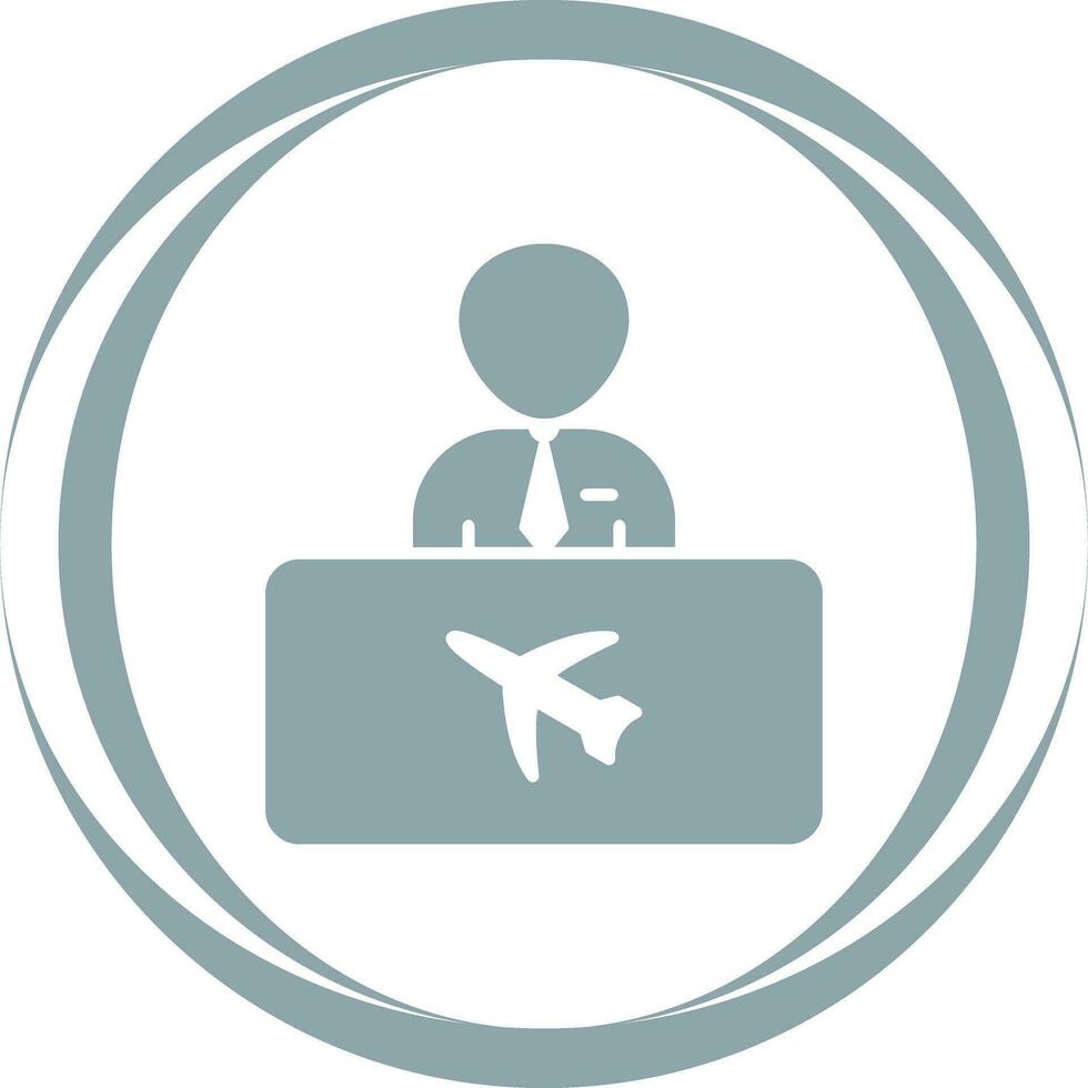 Flight Information Vector Icon