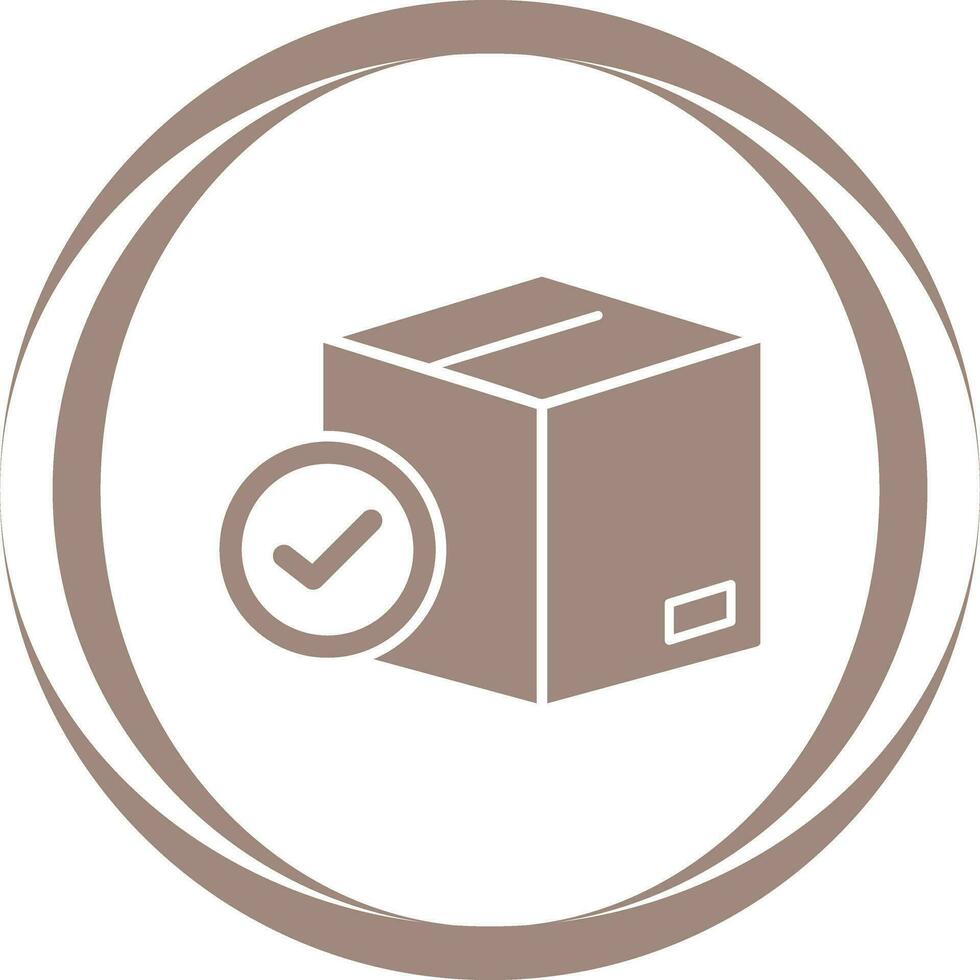 Package Delivered Vector Icon