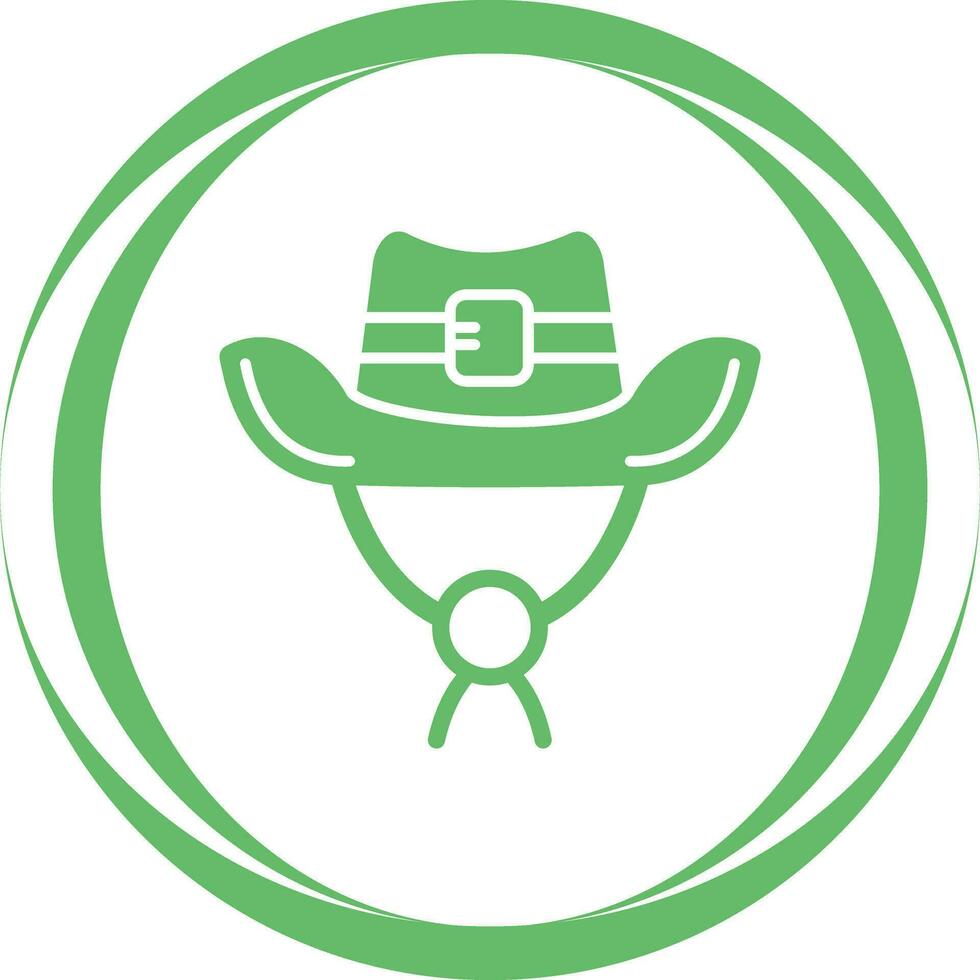 icono de vector de sombrero de vaquero