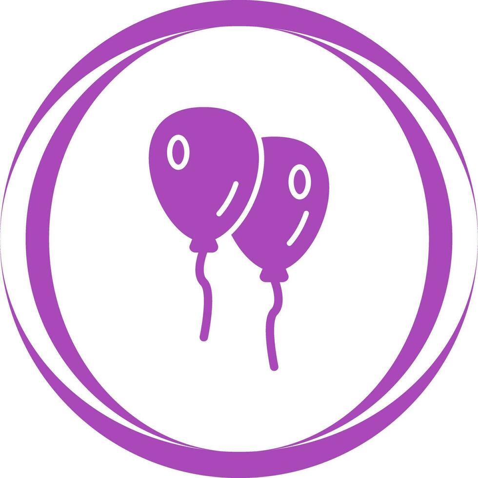 Balloons Vector Icon