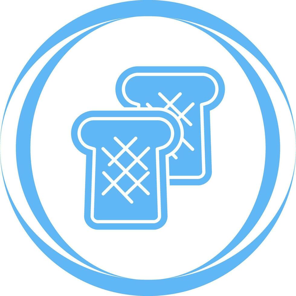 Toast Bread Vector Icon