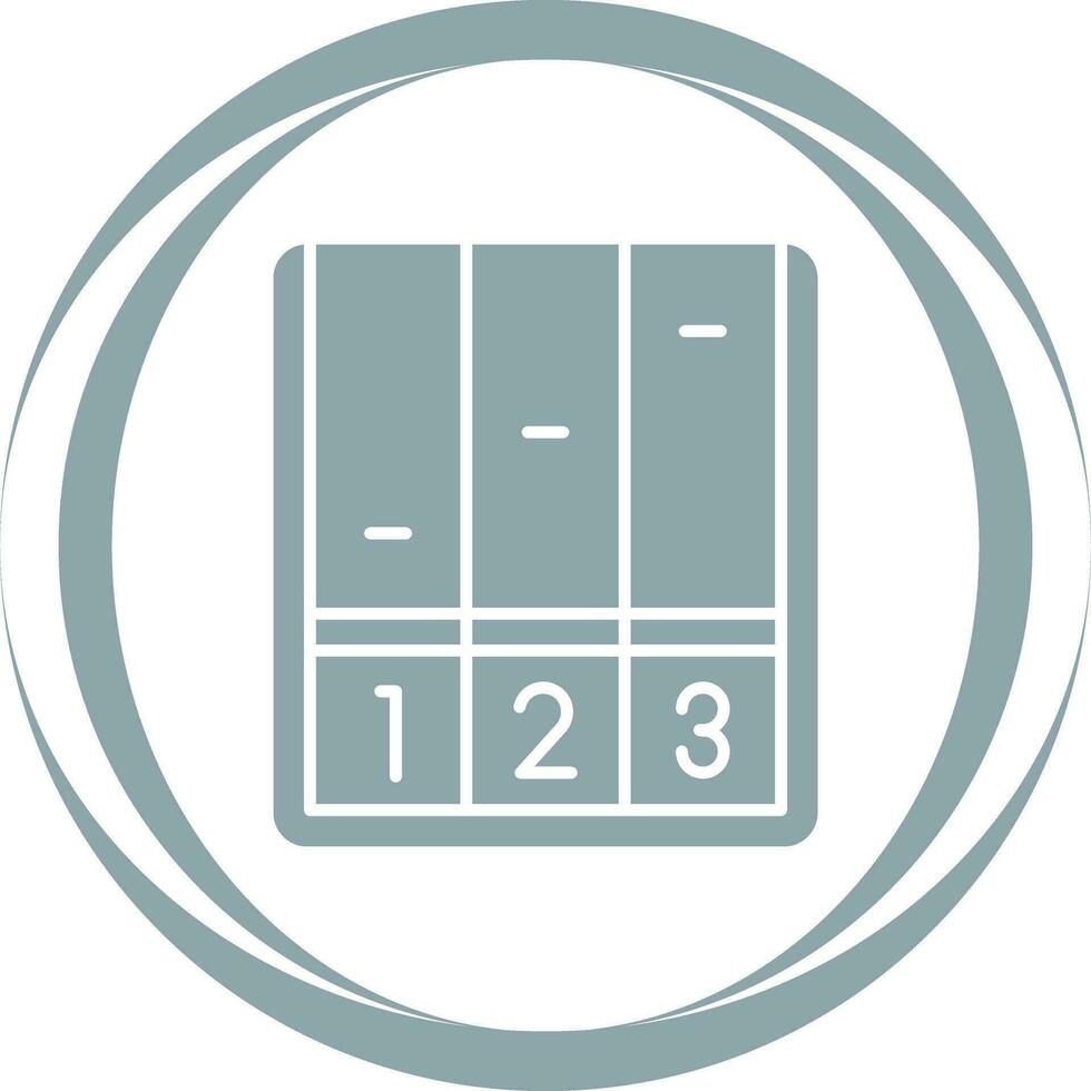 Running Track Vector Icon