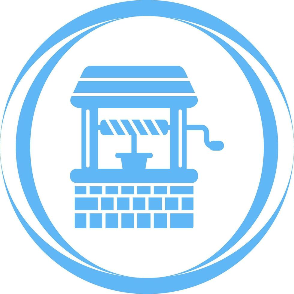 Water Well Vector Icon