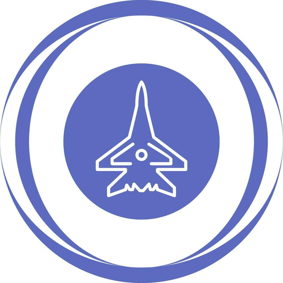 Fighter Plane Vector Icon