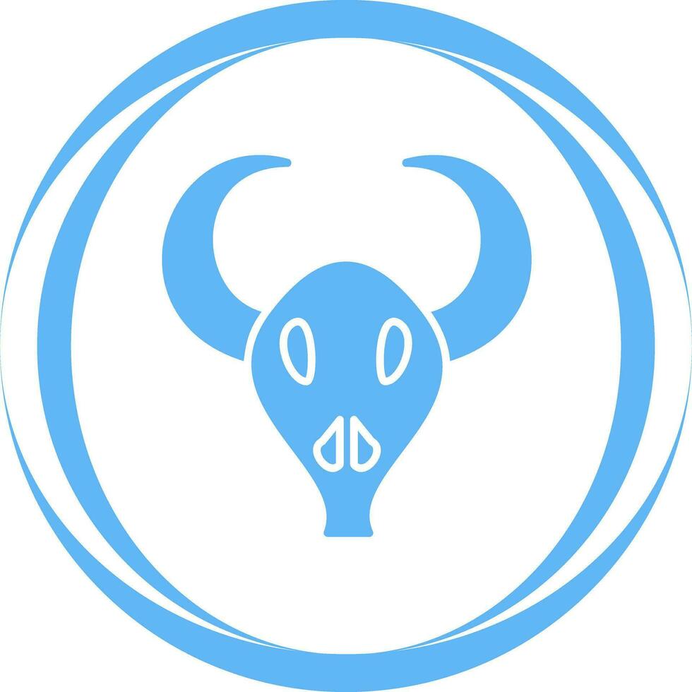 Bull Horns Vector Icon