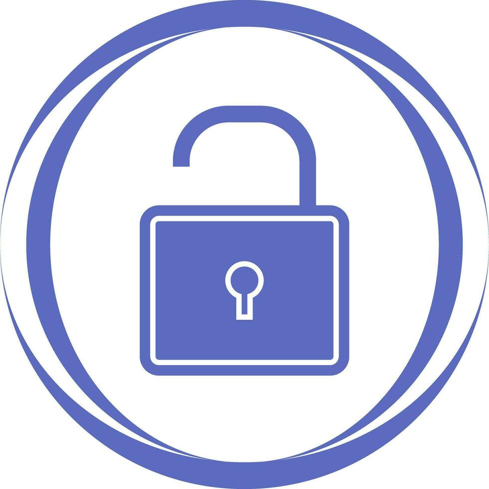 Open Lock Vector Icon Vector Icon