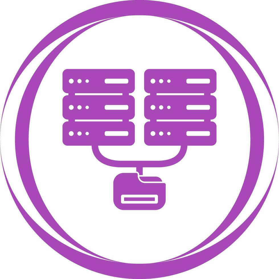 icono de vector de base de datos