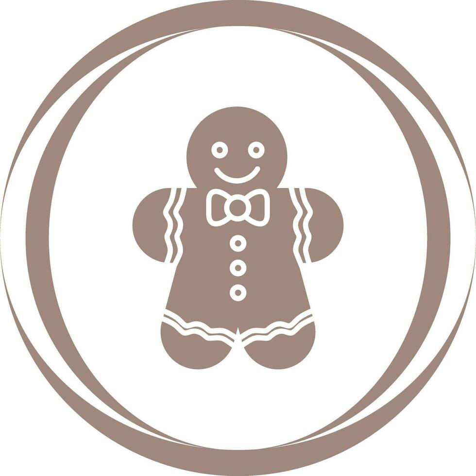 Gingerbread Vector Icon