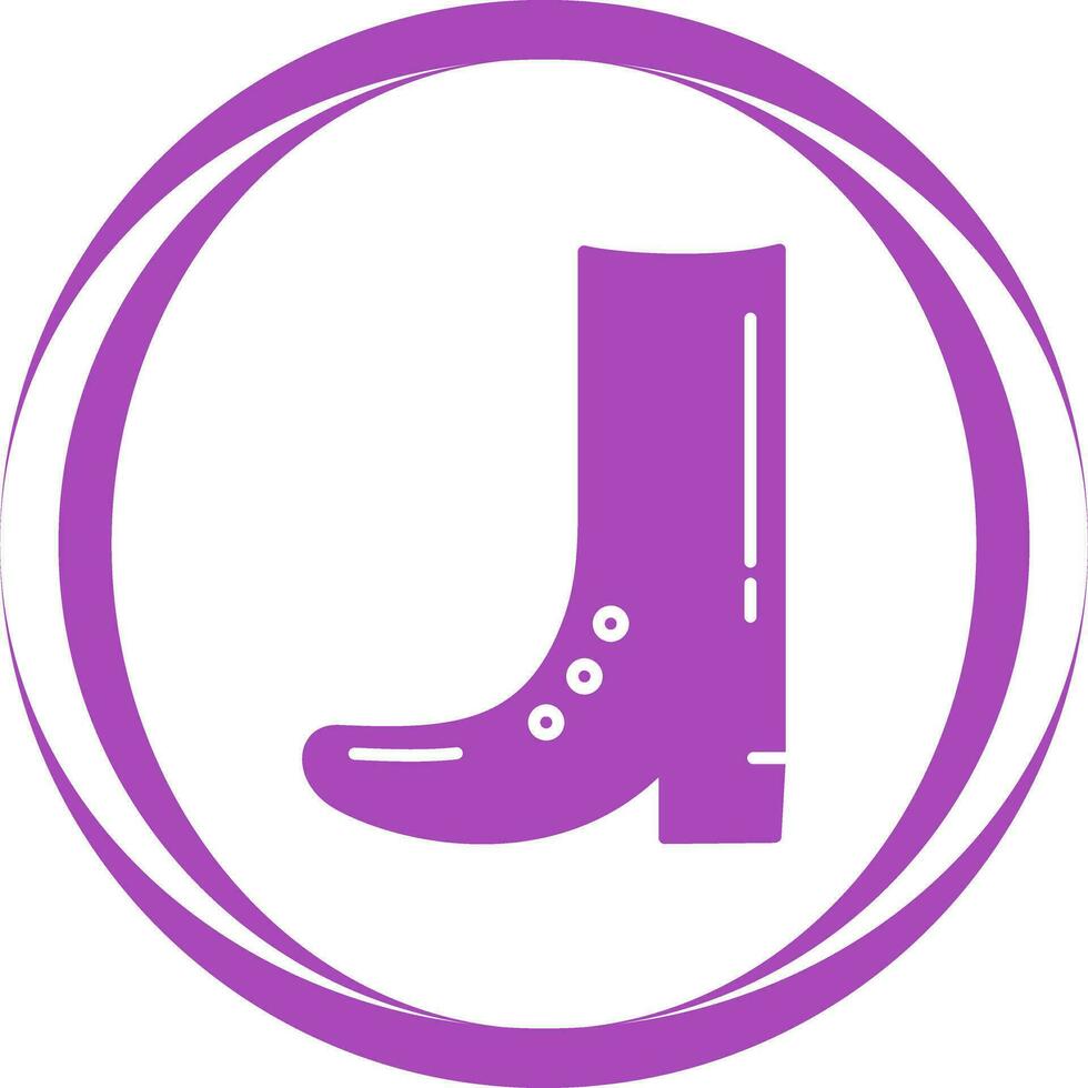 Cowboy Boot Vector Icon