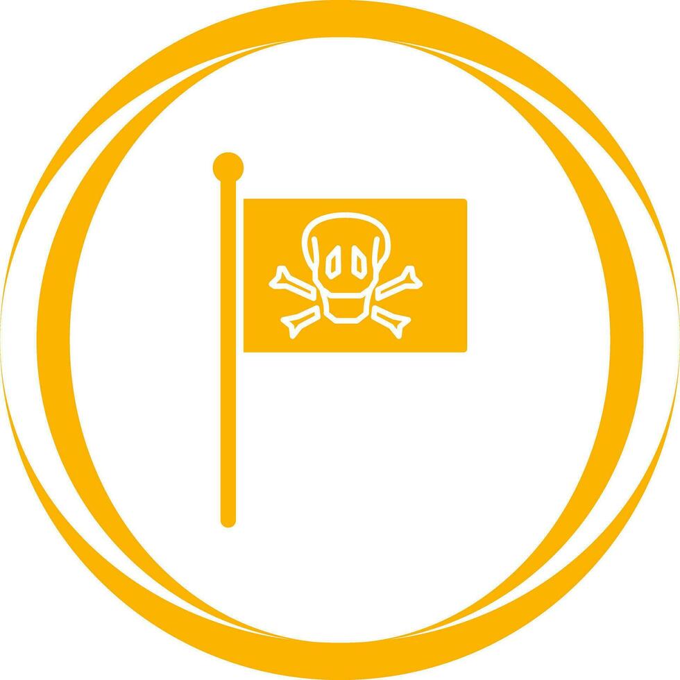 PIrate Flag Vector Icon