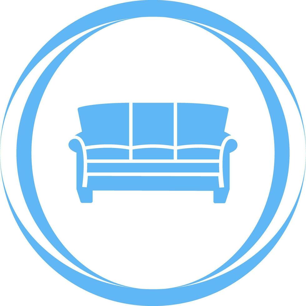 Large Sofa Vector Icon
