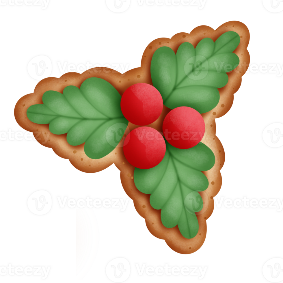 Natale frutti di bosco acquerello png